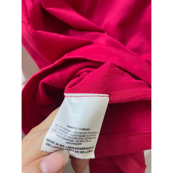 NIKE DRI-FIT Pink Long Sleeve Turtleneck Shirt Top Sz L Fuchsia Thumb Hole - Picture 6 of 10